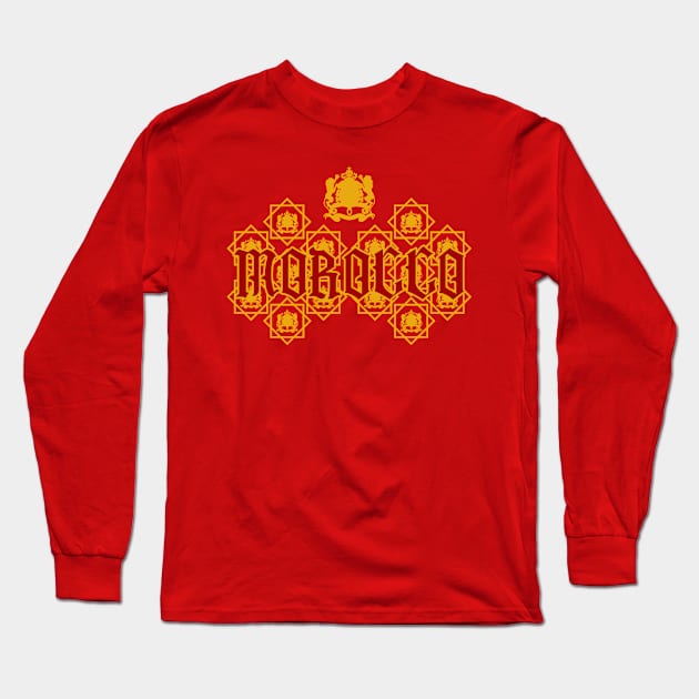 Morocco Royal Long Sleeve T-Shirt by Barotel34